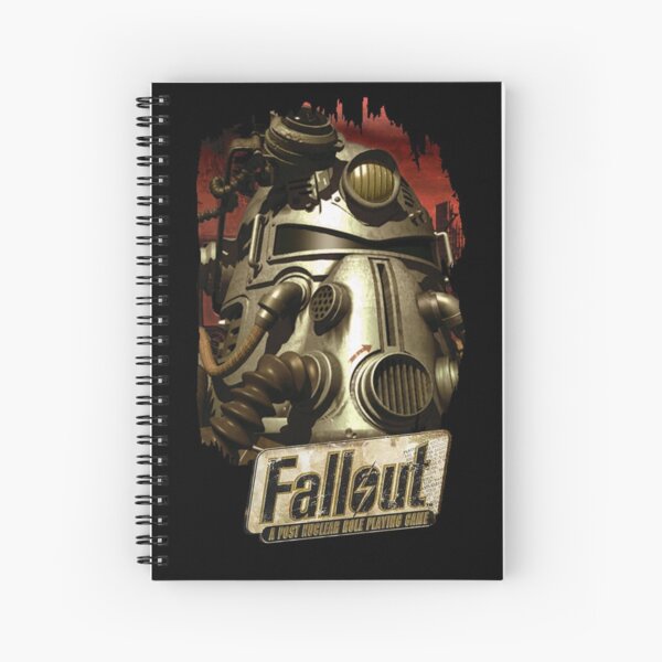 Fallout 2 Spiral Notebooks Redbubble - lol lanius xd roblox