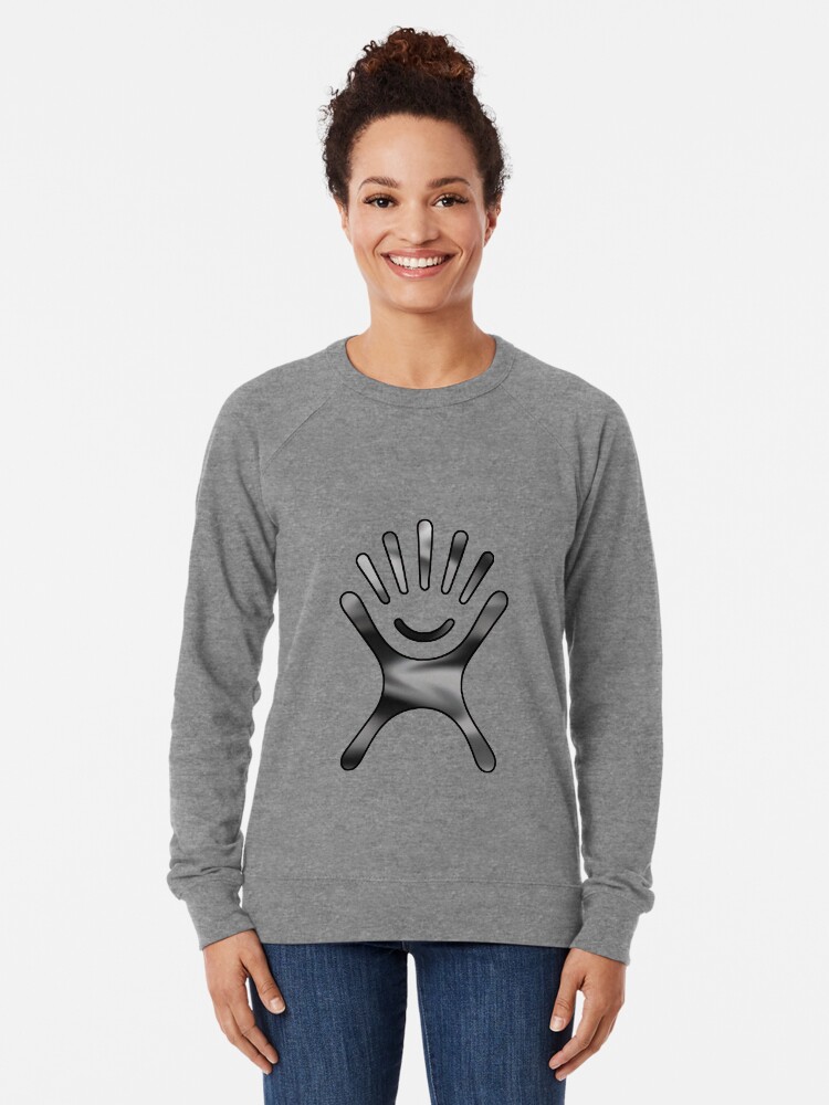 Black and White Tie Dye Hydro Flask Lightweight Sweatshirt