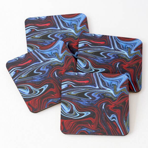 Item preview, Red & Blue Liquid iPhone Case & Covers designed and sold by helliazidi.