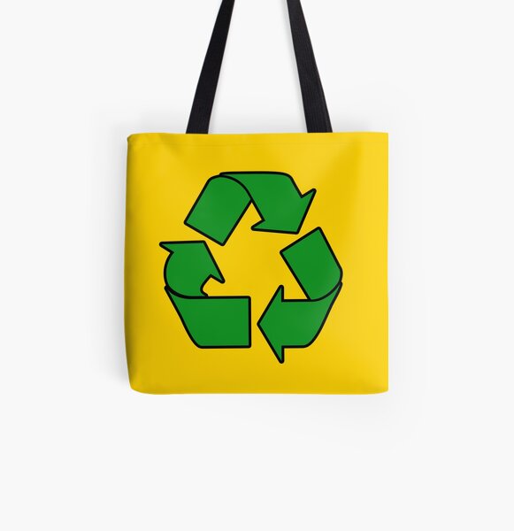 Recycle Tote Bag With Recycling Symbol, Reusable Grocery Bag, Eco Friendly  Graphic Tote, Environmental Gift, Environmentalist Shopping Bag 