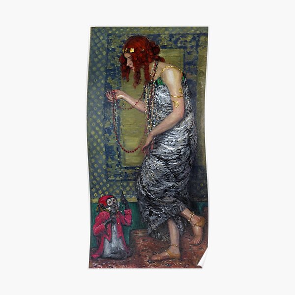 "The Princess and the Monkey by Janis Rozentāls (1913)" Poster for Sale by allhistory Redbubble