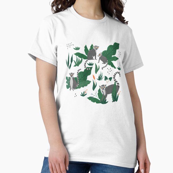 Item preview, Lemurs in the Forest designed and sold by latheandquill.