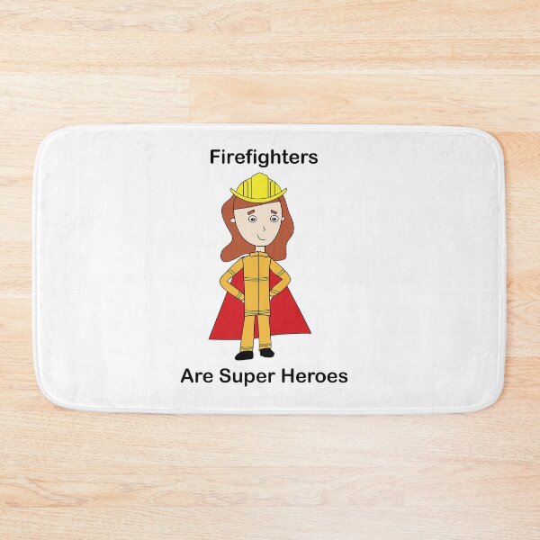 Item preview, Firefighter Super Hero Female designed and sold by ValeriesGallery.