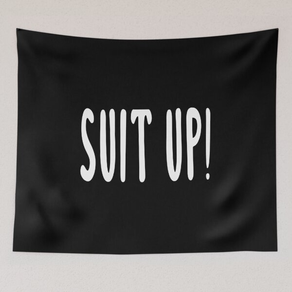 Item preview, Suit Up! Barney Stinson Quote (Black) designed and sold by quoteedesigns.