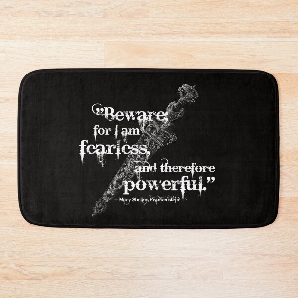 Item preview, Beware, For I Am Fearless -- Gothic Quotes, Mary Shelley, Frankenstein designed and sold by athenacreative.