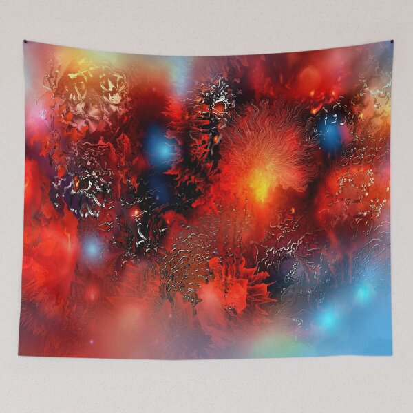 Item preview, Alien Red Flowers designed and sold by runati.