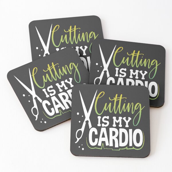 Item preview, Hair Salon Stylist Funny Saying Gift Cutting Is My Cardio designed and sold by Maljonic.