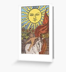 Tarot - The Sun Greeting Card