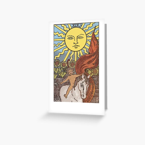 Tarot - The Sun Greeting Card