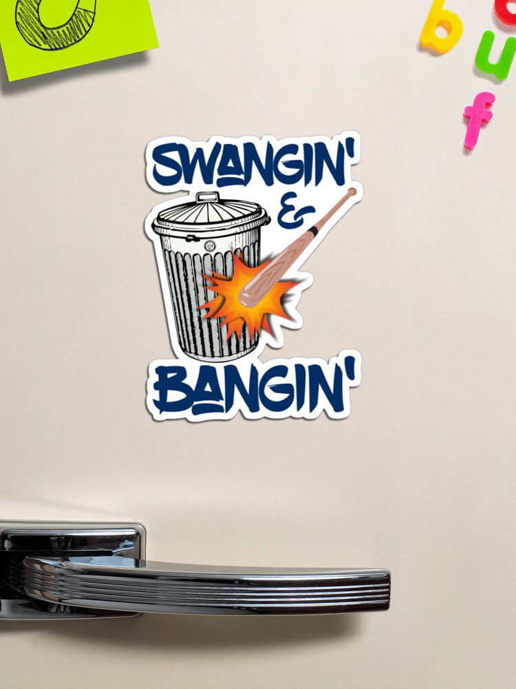 Swangin And Bangin Houston Sign Stealing Trash Can Baseball T-Shirt