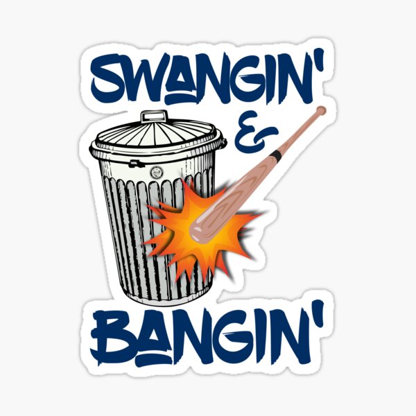 Houston Swangin And Bangin Houston Baseball Sign Stealing Meme Sticker  for Sale by ravishdesigns