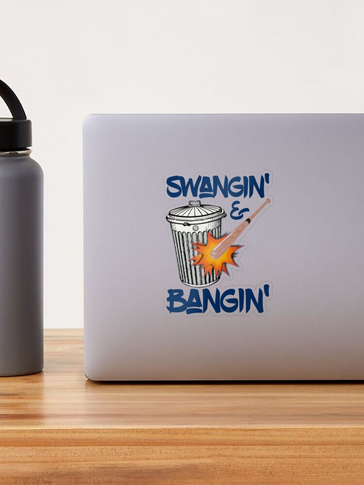 Swangin And Bangin Houston Sign Stealing Trash Can Baseball T-Shirt