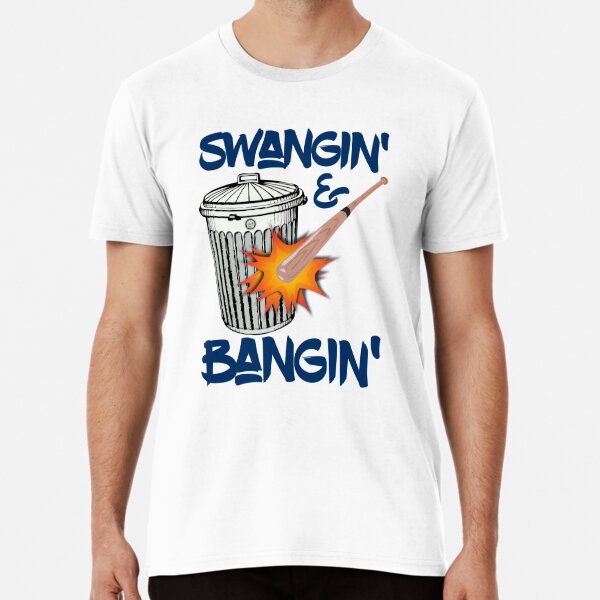 Swangin And Bangin Houston Sign Stealing Trash Can Baseball T-Shirt