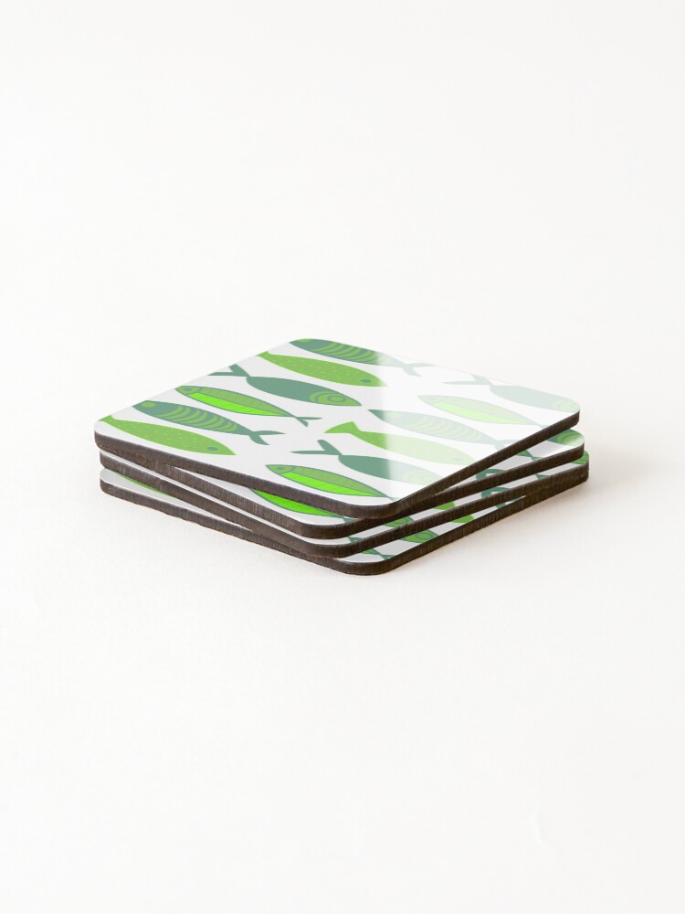 Thumbnail 4 of 5, Coasters (Set of 4), Peces Locos designed and sold by Rusembell.