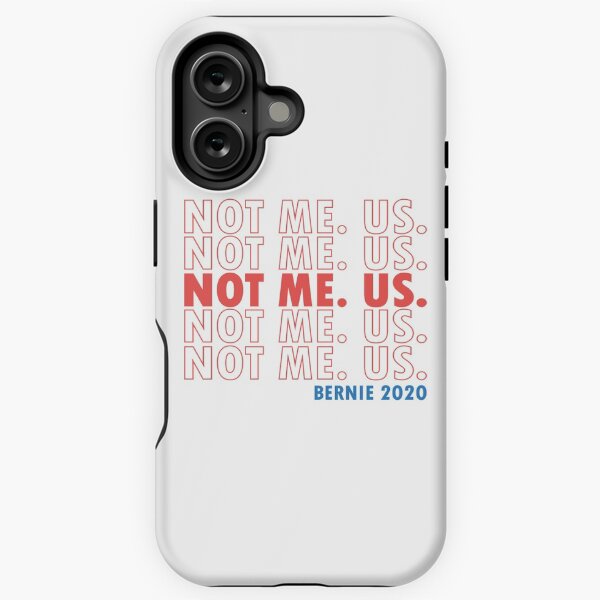 Vista previa del artículo con la obra «Bernie 2020/No yo, nosotros/Gracias», diseñado y vendido por TheOwlducken.