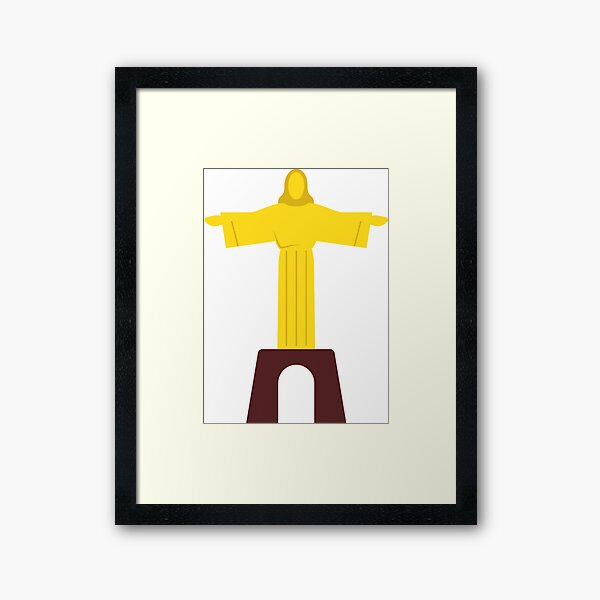 Vista previa del artículo con la obra «Cristo Rei amarillo en Lisboa», diseñado y vendido por mattpanta.