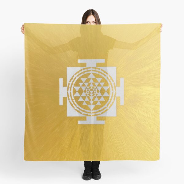 Shri Yantra Weiss Scarf