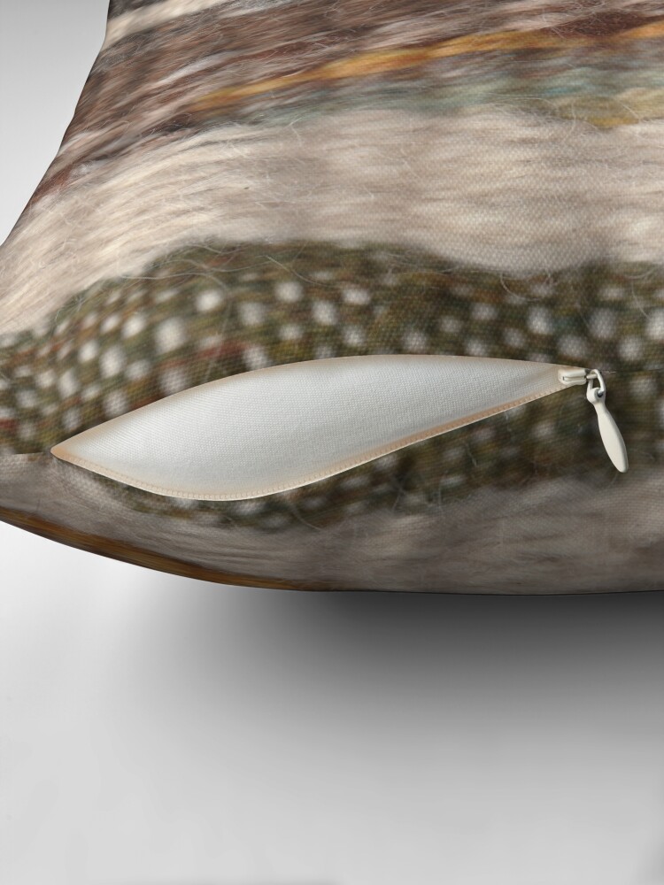 Thumbnail 2 of 4, Pillow, Weaving in Earthy Tones designed and sold by thepinkwoobie.