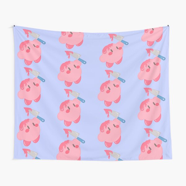 Red Kirby Tapestries Redbubble - kirby morph roblox