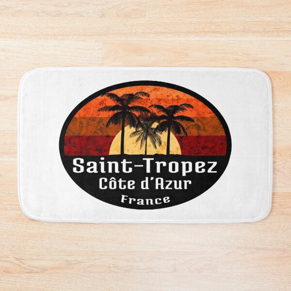 Item preview, Saint-Tropez Côte d'Azur France Tropical Beach Sunset designed and sold by DESTINATIONS DECAL.