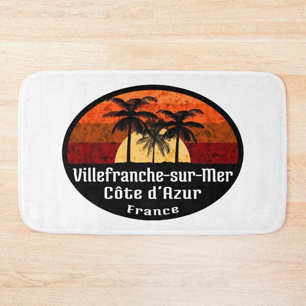 Item preview, Villefranche-sur-Mer Côte d'Azur France Tropical Beach Sunset designed and sold by DESTINATIONS DECAL.
