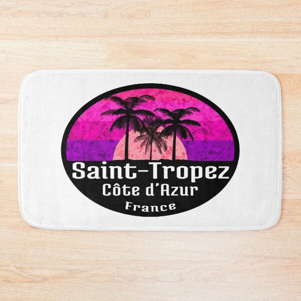 Item preview, Saint-Tropez Côte d'Azur France Tropical Beach Sunset designed and sold by DESTINATIONS DECAL.