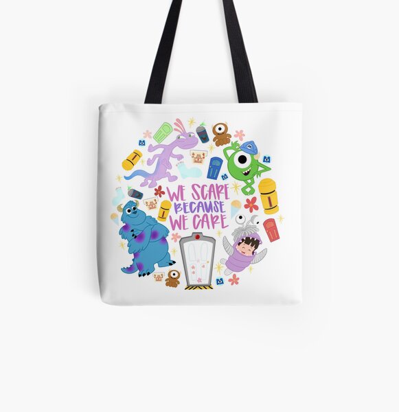 Scaring Is Caring All Over Print Tote Bag