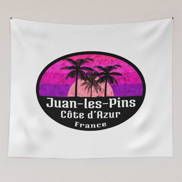 Item preview, Juan-les-Pins Côte d'Azur France Tropical Beach Sunset designed and sold by DESTINATIONS DECAL.