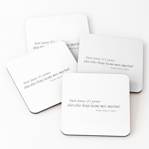Item preview, Elantris Quote designed and sold by novelnebula.