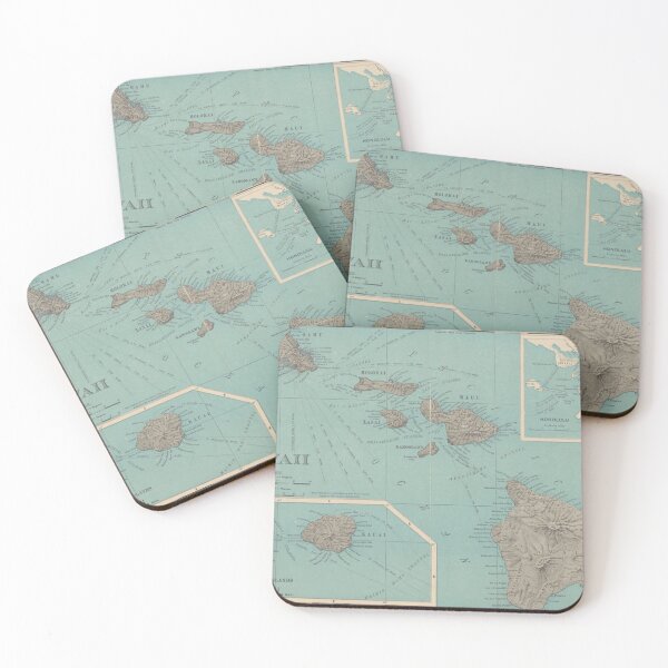 Item preview, Vintage Map of Hawaii designed and sold by Spicy-Garden.