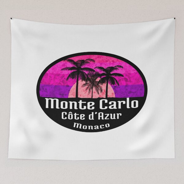 Item preview, Monte Carlo Côte d'Azur Monaco Tropical Beach Sunset designed and sold by DESTINATIONS DECAL.
