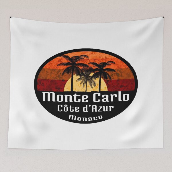Item preview, Monte Carlo Côte d'Azur Monaco Tropical Beach Sunset designed and sold by DESTINATIONS DECAL.