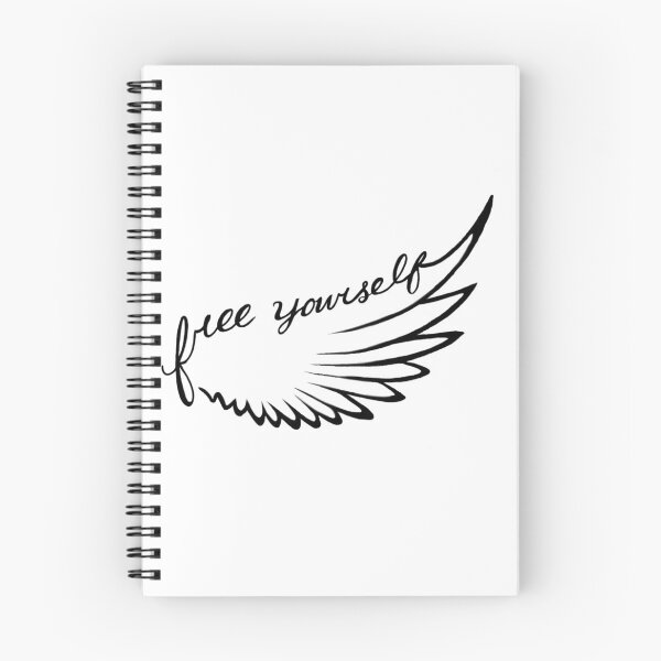 Item preview, Free yourself/ simple angel wings designed and sold by attracdionz.