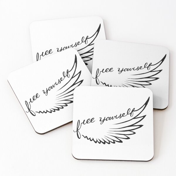 Item preview, Free yourself/ simple angel wings designed and sold by attracdionz.