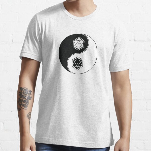 Aperçu de l'œuvre Nat 20 / Nat 1 Yin Yang - Donjons et Dragons créée et vendue par CloakAndDaggers.