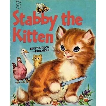 Artwork thumbnail, stabby the kitten by miseryfactories