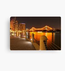 Story Bridge, Brisbane at night Canvas Print
