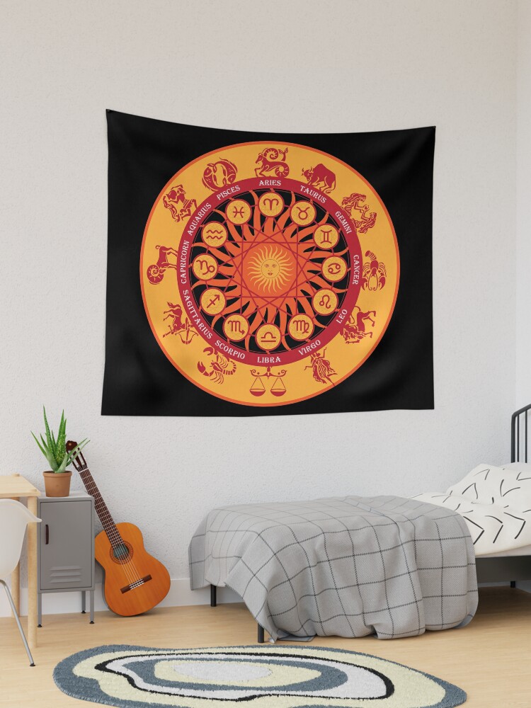 Tapestry discount zodiac signs