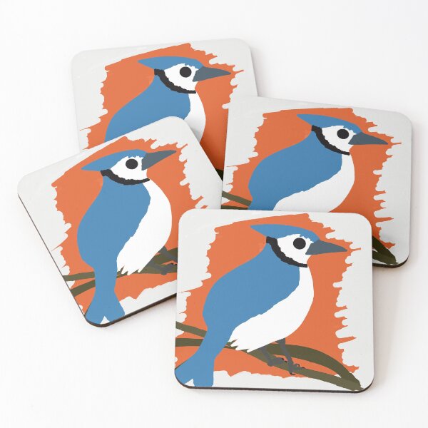 Item preview, Minimal Blue Jay Design over a Bright Background designed and sold by BjernRaz.
