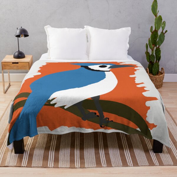 Item preview, Minimal Blue Jay Design over a Bright Background designed and sold by BjernRaz.