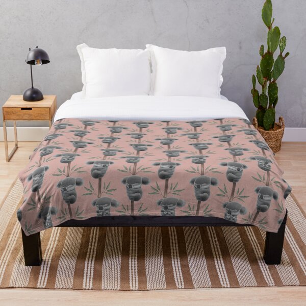 Sleeping koalas (Bushfire Emergency Wildlife Fund) Throw Blanket