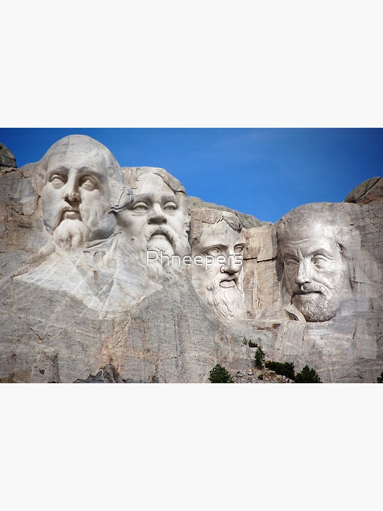 Thumbnail 3 of 3, Poster, Mt. Rushmore Philosophers designed and sold by Phneepers.