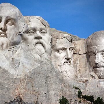 Artwork thumbnail, Mt. Rushmore Philosophers by phneep