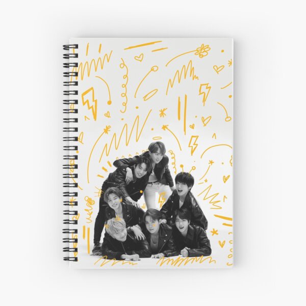 BTS Concept Photo Doodle Spiral Notebook