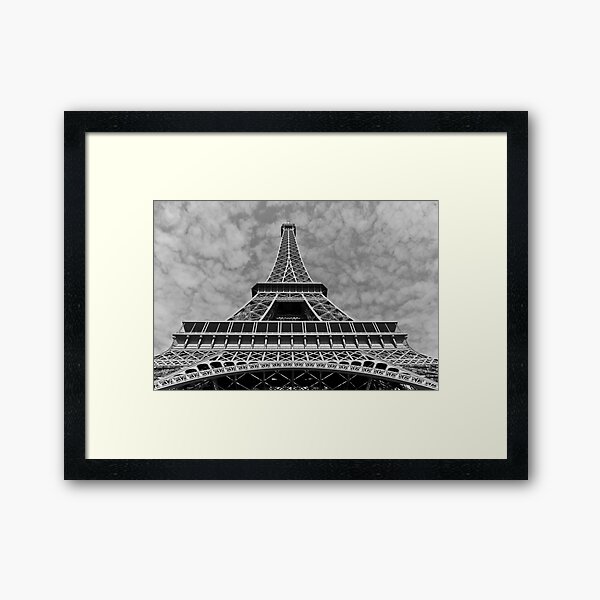 the elegance of eiffel Framed Art Print