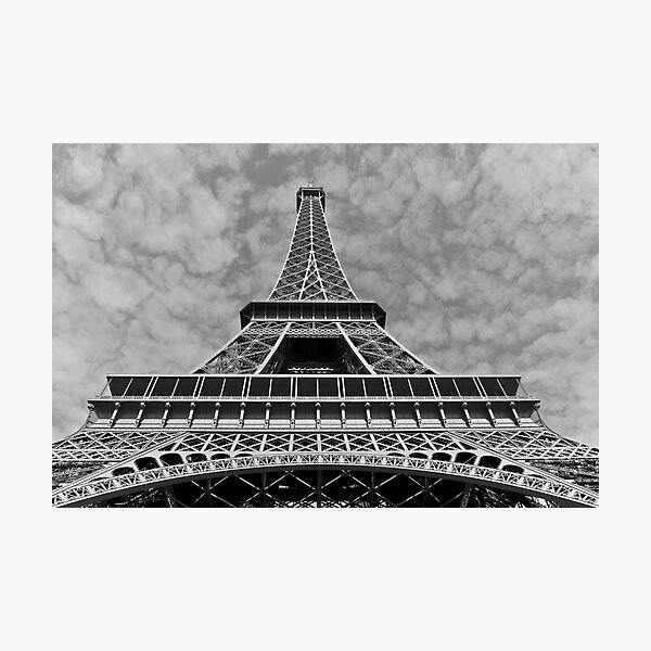 the elegance of eiffel Photographic Print