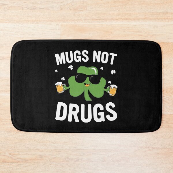 Item preview, St Patricks Day Mugs Not Drugs Funny Patrick designed and sold by BallonFlyToSky.