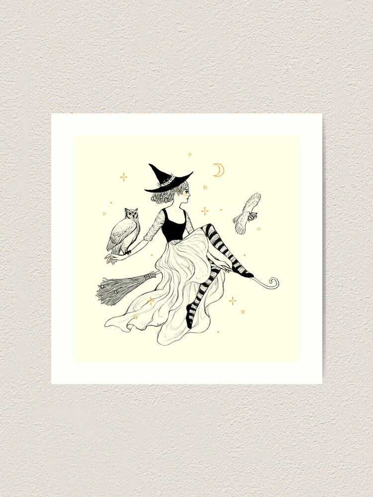 Alternate view of Vôo da Bruxa Art Print