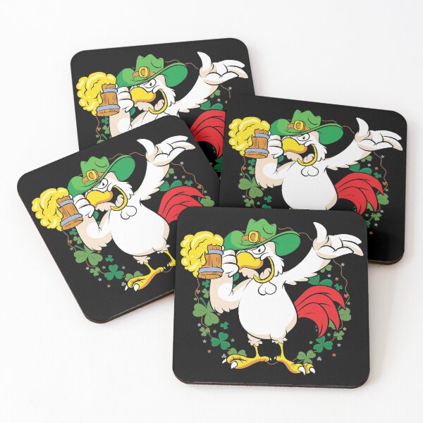Item preview, St Patricks Day Rooster With Beer Funny designed and sold by BallonFlyToSky.