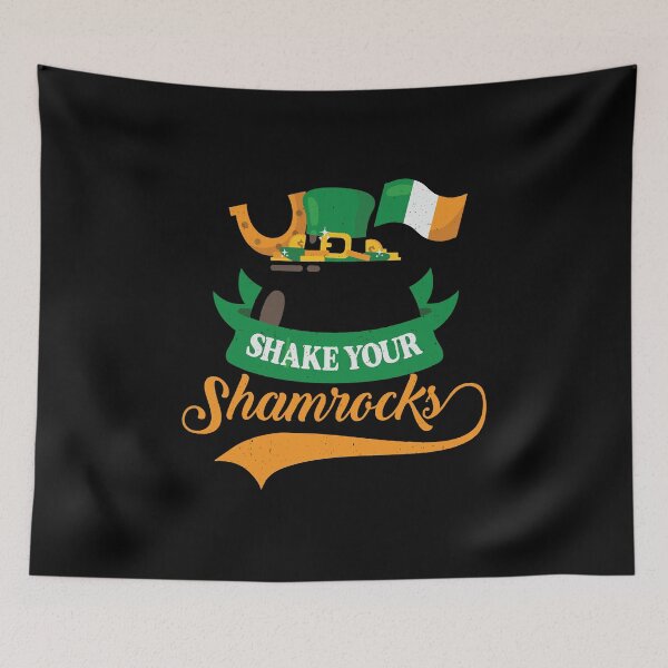 Item preview, St Patricks Day Shake Your Shamrocks designed and sold by BallonFlyToSky.